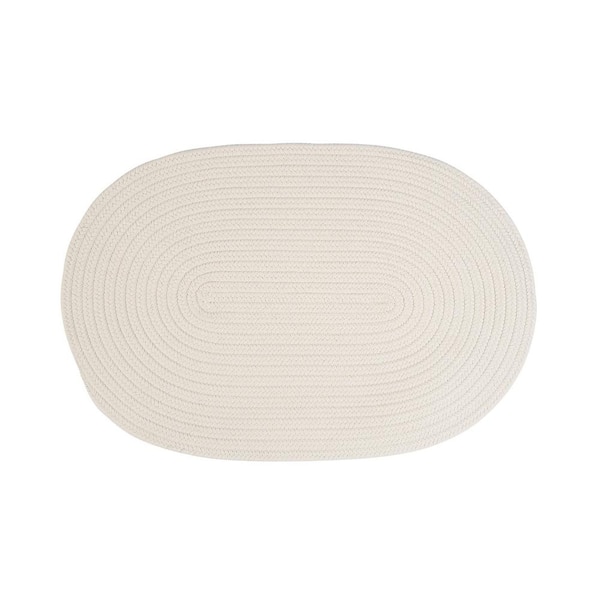 Boca White 18 in. x 30 in. Polypropylene Door Mat