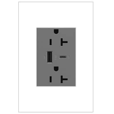 Legrand Adorne 15 Amp 125-Volt Tamper Resistant 1-Gang Pop-Out Outlet ...