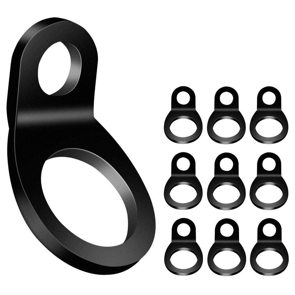 10-Piece Stainless Steel Tie Down Anchor Rings with Black Powder Coating for Trailer Truck RV Motorcycle Use price history on PriceWatchPro