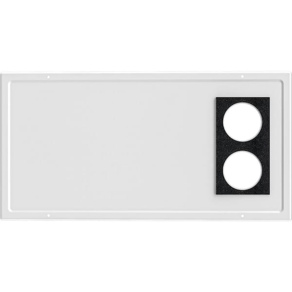 RV Furnace Door Kit for InstaHeat Ultra Series Furnace, White Color