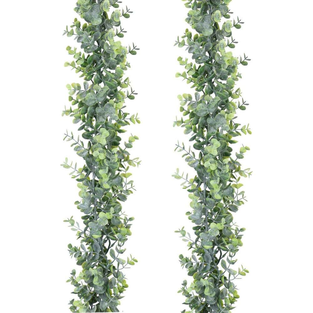 7 Trimgrace 2 Pack 6.5 newest Feet Artificial Eucalyptus Garland