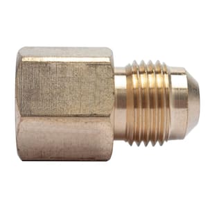 3/8 in. OD Flare x 3/8 in. FIP Brass Adapter Fitting (30-Pack)