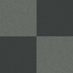 23.62 in. x 16.4 ft. x 0.6 mm 16 MIL Peel and Stick Vinyl Sheet Flooring in Gray, Easy DIY Installation, 1 Roll