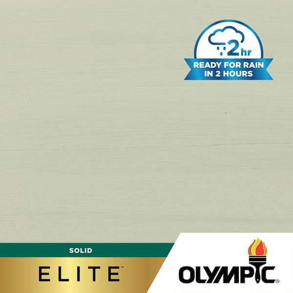 Olympic Elite 1 gal. Avalanche SC-1007 Solid Advanced Exterior Stain and Sealant in One