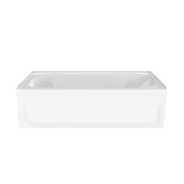 Bootz Industries Maui Plus 60 in. x 32 in. Alcove Soaking Bathtub