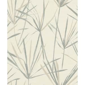 Dreamy Dandelion Petals Wallpaper Sage Green Paper Strippable Roll (Covers 57 sq. ft.)