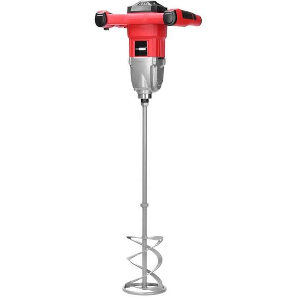2600W Electric Hand-Held Cement Mixer Stirring Tool with Rod, Portable  Mortar Mixer, 6 Adjustable Speed Paint Mixer, 110V Paddle Drill Mixer,  Electric