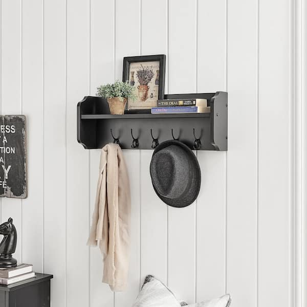 Utility shelf with hooks sale