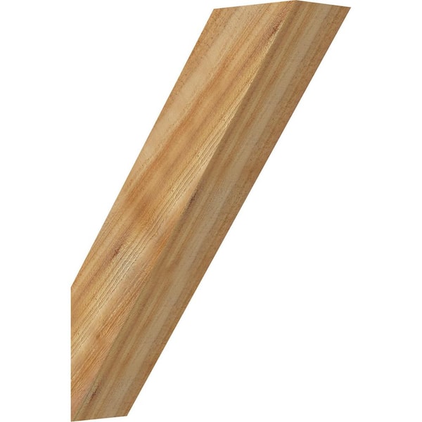 Ekena Millwork 6"W x 22"D x 30"H Traditional Rough Sawn Knee Brace, Western Red Cedar