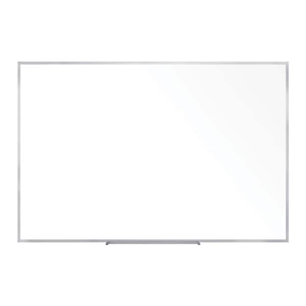 ghent Whiteboard with Aluminum Frame, Non-Magnetic, 4 ft. H x 7 ft. 4 in. W