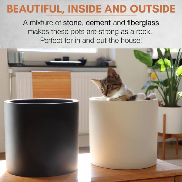 Modern Puff Paint Plant Pots - Delineate Your Dwelling