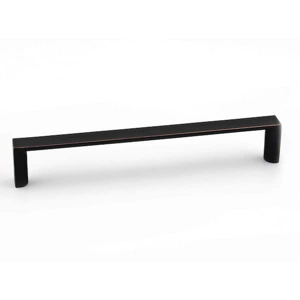 Richelieu Hardware Megantic Collection 6 5/16 in. (160 mm) Brushed Oil-Rubbed Bronze Modern Cabinet Bar Pull