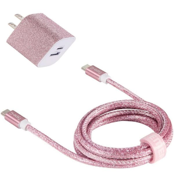 Emerald 2 Port Wall Adapter + 6FT Type C Cable 20W Fast Charging