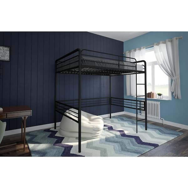Dhp Amelia Black Full Metal Loft Bed, Bunk Beds Reno Nvme