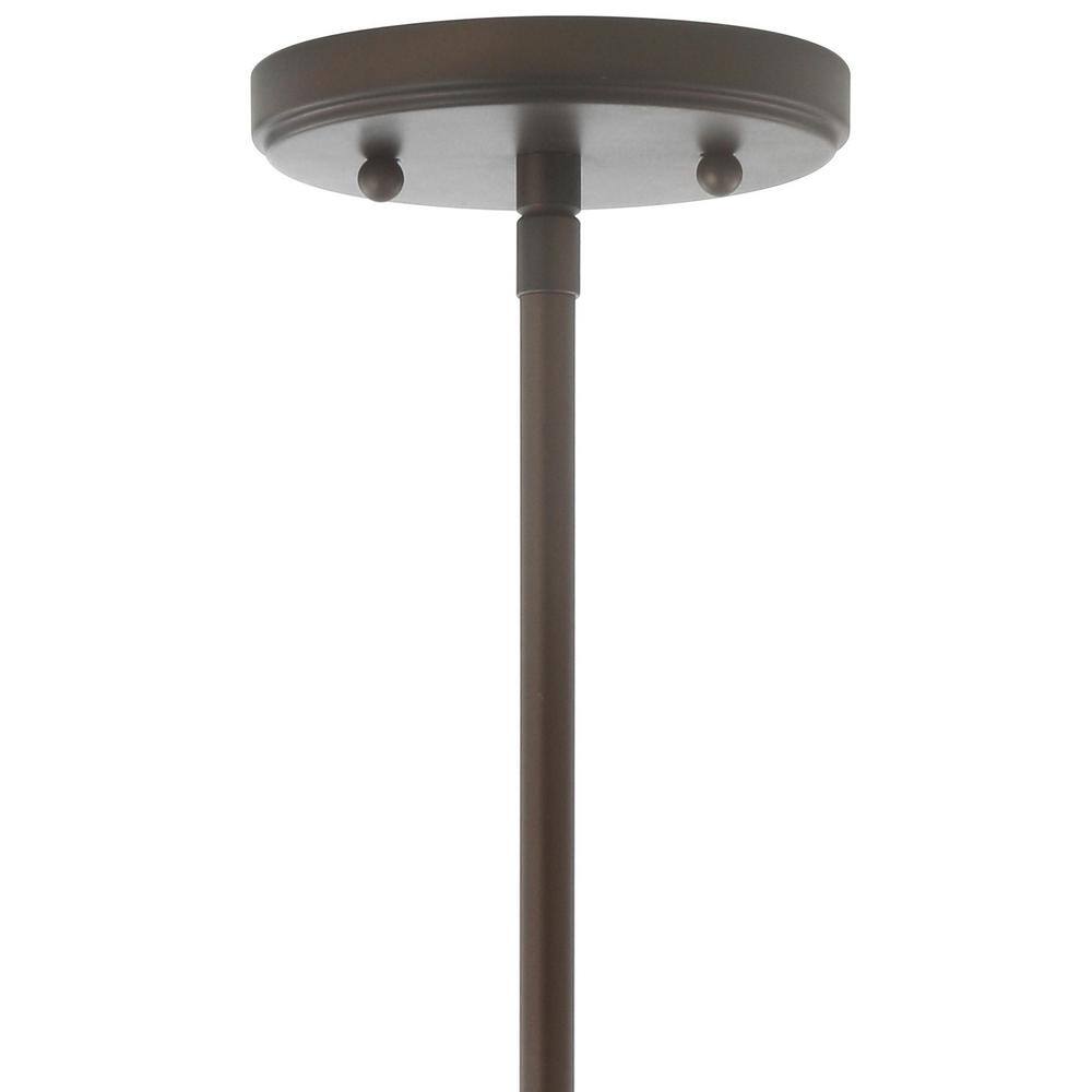 Kurtz 9.5" Oil Rubbed Bronze Adjustable Schoolhouse LED Pendant