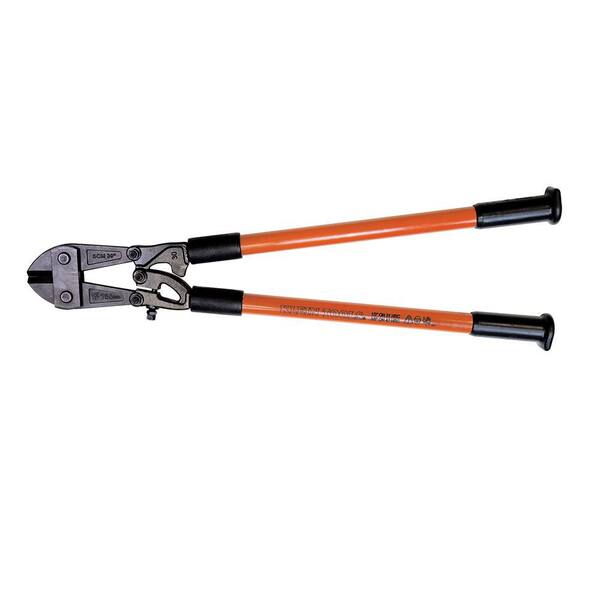 Klein Tools Bolt Cutter, Fiberglass Handle, 30-1/2-Inch