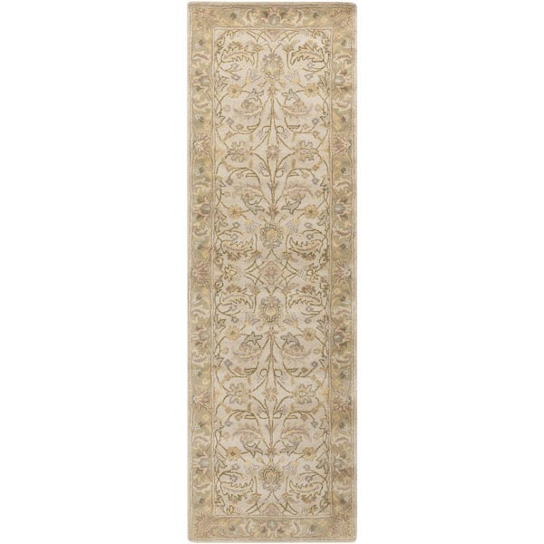 Artistic Weavers Charles Beige 3 ft. x 8 ft. Indoor Runner Rug