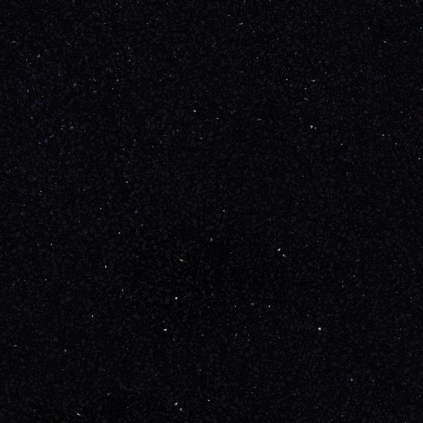 2 in. Quartz Countertop Sample in Midnight Reflection