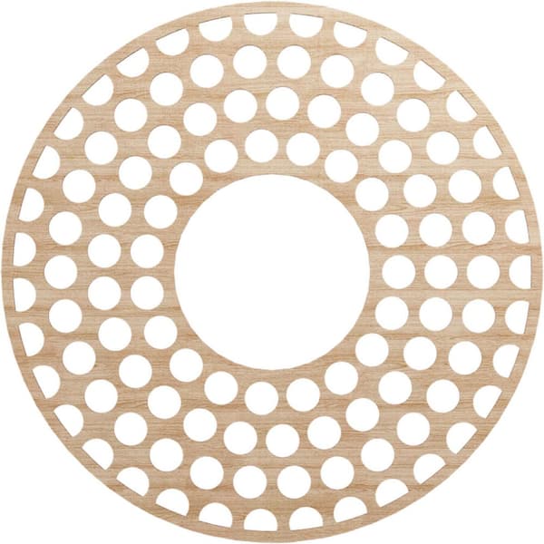 Ekena Millwork 0.25 in. x 40 in. x 40 in. Wood Medallion Moulding