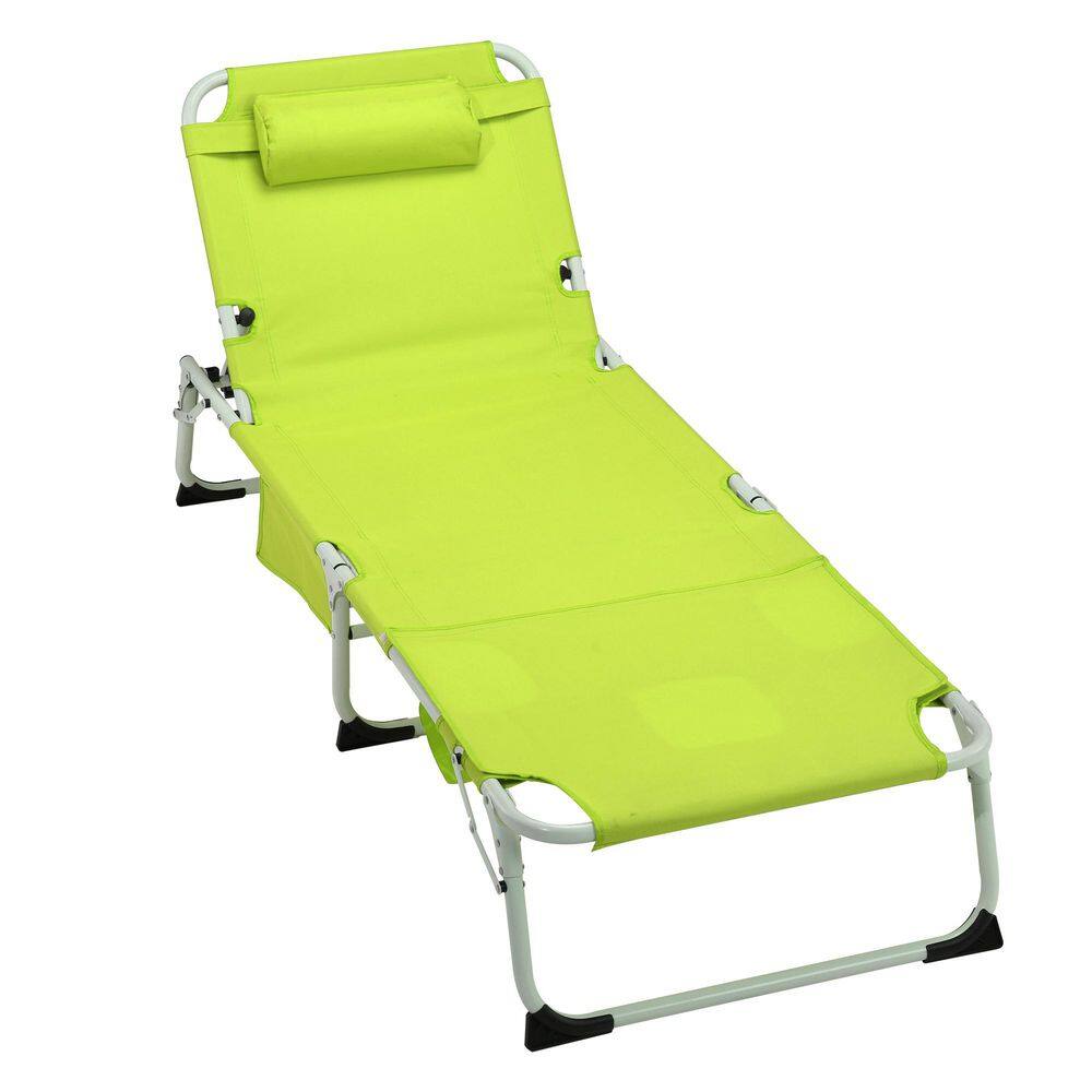 3-in-1 Heavy Duty Tanning Chair with Face Hole Adjustable 5-Position Folding Chaise Lounge Chairs for Outside price history on PriceWatchPro