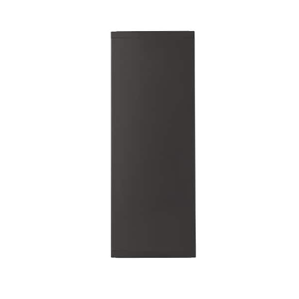 Millennium Lighting Vegas 12.6 in. Wide 2-Light Powder Coated Black Outdoor Hardwired Coach Wall Sconce with Frosted Glass