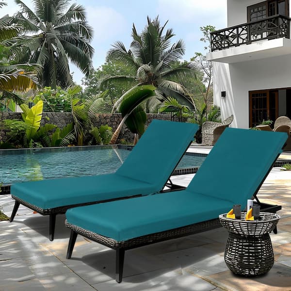 Outdoor patio lounge chair cushions best sale