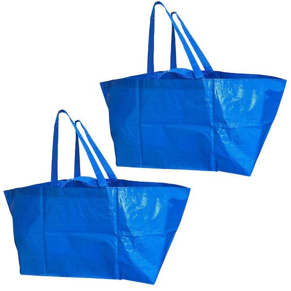 18 Gal. Haul-it-All Moving Tote Bag, Blue 2-Pack
