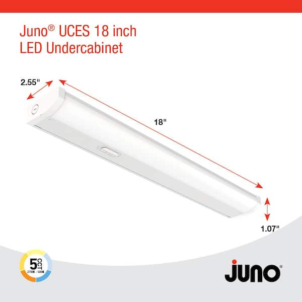 Juno Contractor Select UCES 18 in. Hardwired White Juno Contractor Select UCES 18 in. Hardwired White