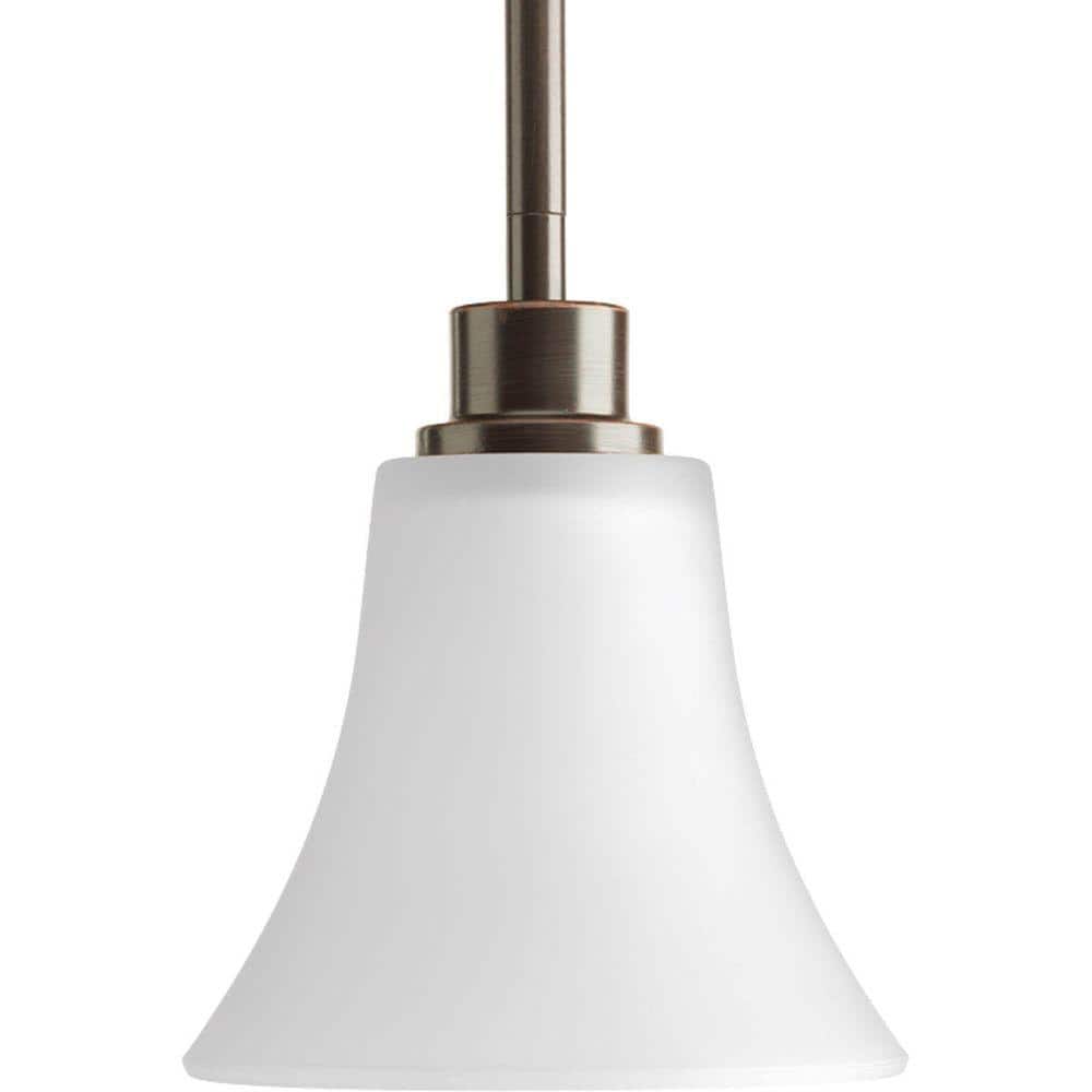 Joy Antique Bronze Mini Pendant Light with Fluted Glass