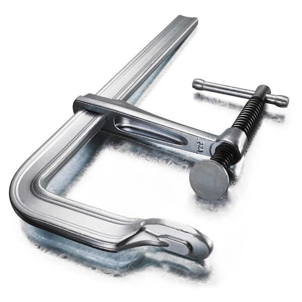 All Steel 8 in. Capacity Light Duty Bar Clamp with 4 in. Throat Depth