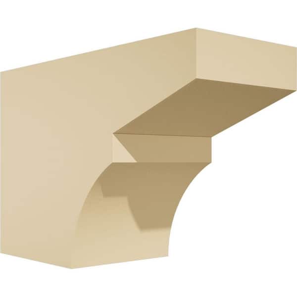 Ekena Millwork Standard Monterey 5 in. W x 8 in. H x 12 in. D Signature Urethane Rafter Tail Outlooker