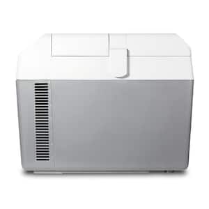 0.88 cu. ft. Portable Refrigerator/Freezer in Gray