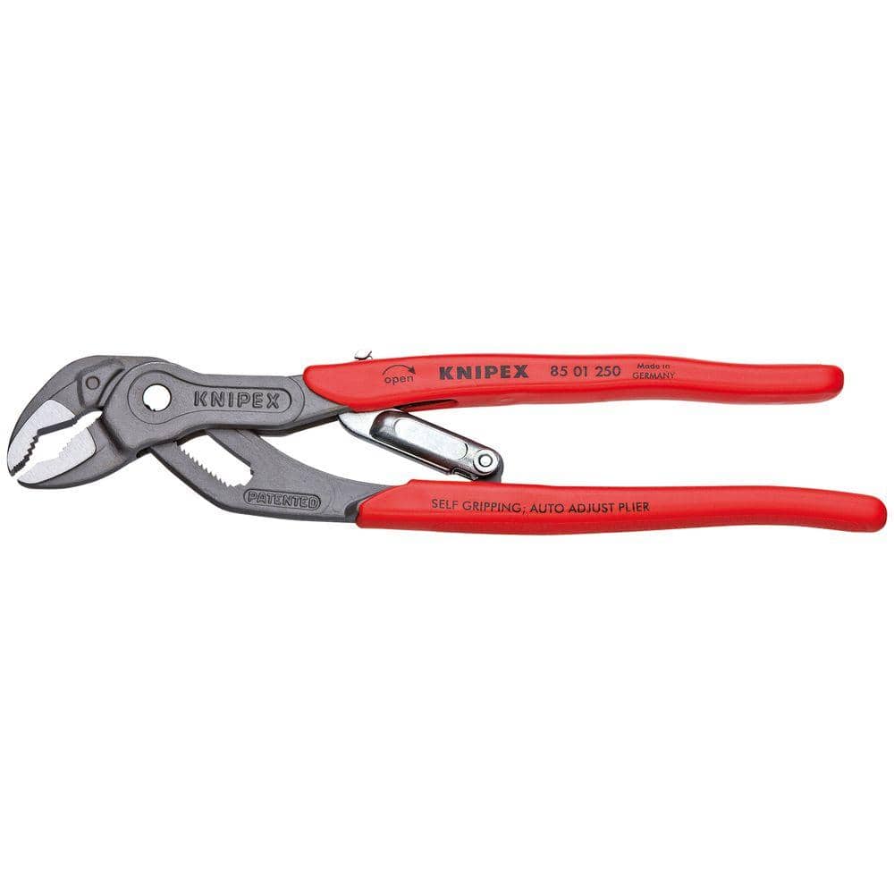 KNIPEX 10 in. Auto Adjusting Water Pump Pliers 85 01 250 US - The Home Depot