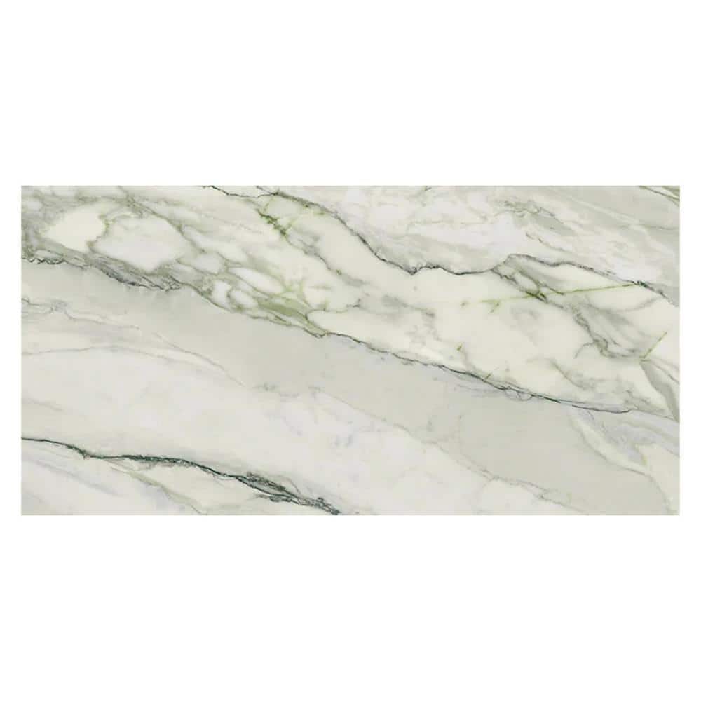 Splendor 4 in. x 5 in. Matte Soft White with Sage Green Vein Porcelain Wall and Floor Tile Sample price history on PriceWatchPro
