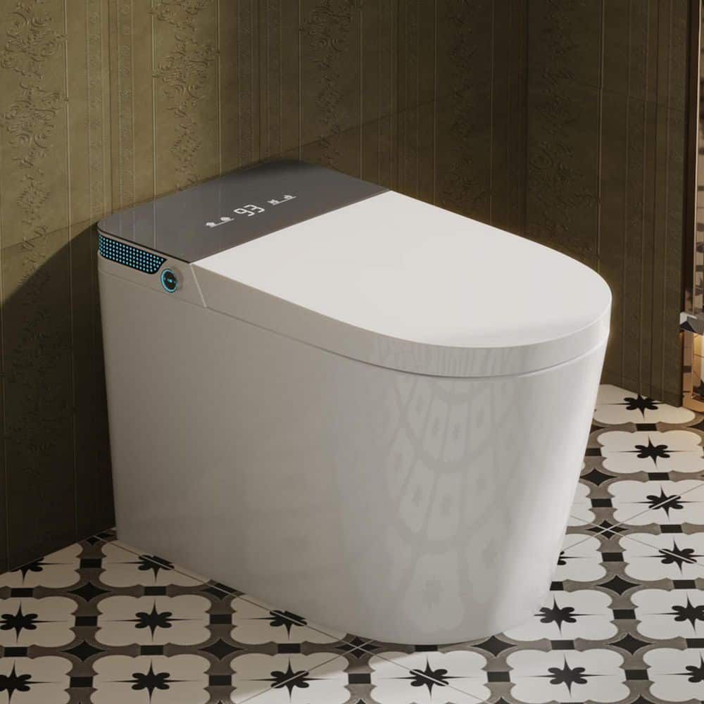 YULIKA Elongated Smart Toilet Luxury Smart Toilet with Bidet Seat