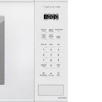 20.4 in. 1.3 Cu. Ft. Countertop Microwave in White with Genius Cooking Sensor