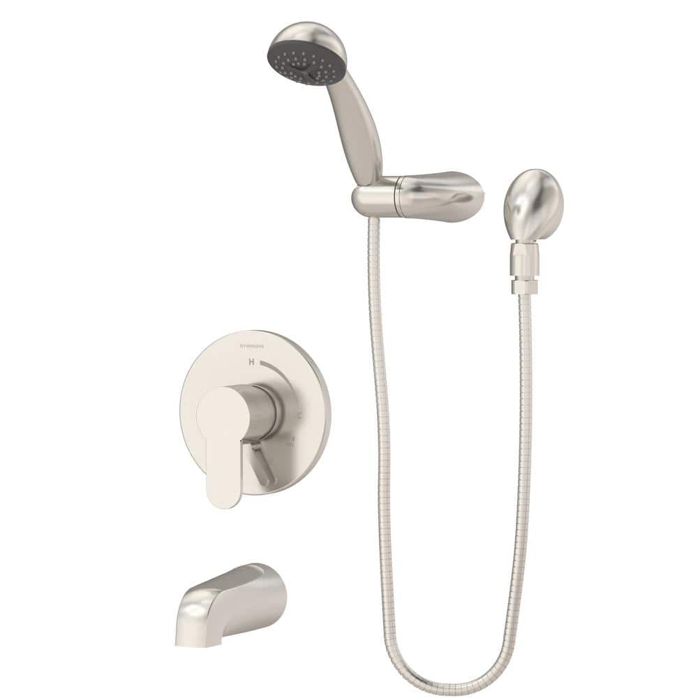 Symmons Identity 1Handle Tub and Shower Faucet Trim Kit with Diverter Lever in Satin Nickel