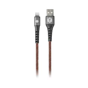 Charge and Sync Durable, Braided USB Type-A to Lightning Cable, 6 ft.