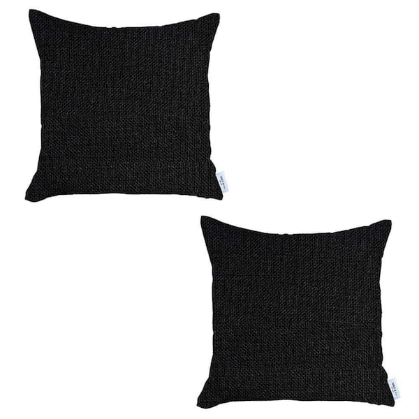 Diamond Mesa Accent Pillow - 18W x 18L - Rustic Throw Pillows, Black Forest Decor