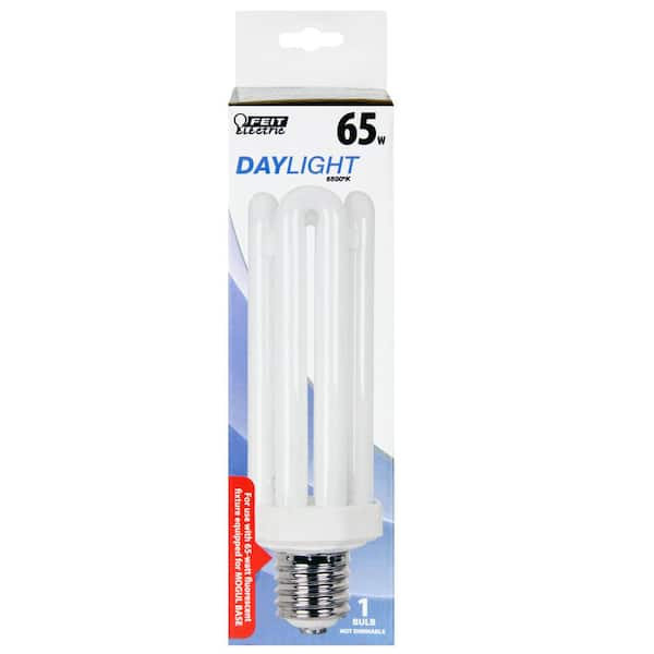 Utilitech CFL 300-W Equivalent Daylight E39 CFL Tube Light BulbYK001-E39-4U 3A2 