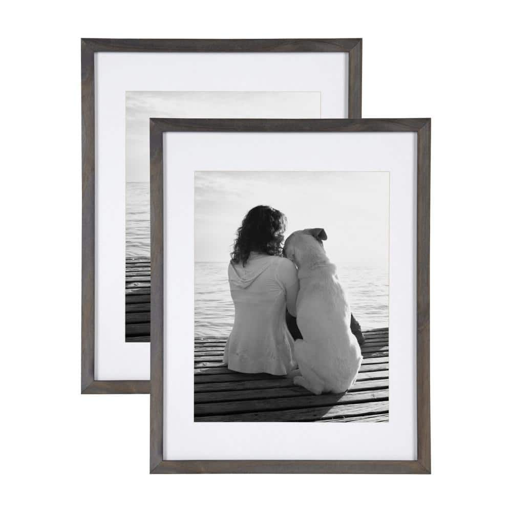 Picture Mats 11x14 for 8x10 Royal blue with white SET OF 2