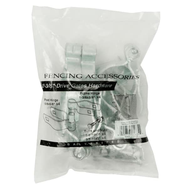 2-3/8 in. Chain Link Fence Drive Gate Hardware Set