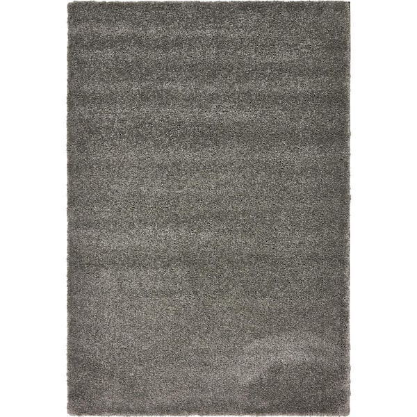 Unique Loom Solo Calabasas Gray 5' 0 x 7' 7 Area Rug