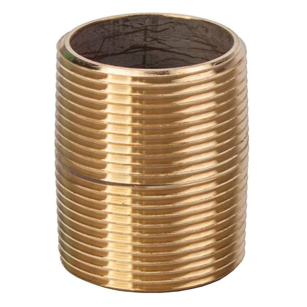 1-1/4 in. x 2 in. Brass MIP Nipple Fitting (3-Pack) price history on PriceWatchPro