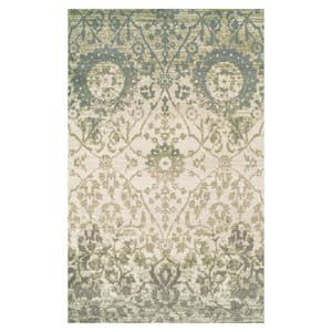 Pendleton Ivory 8 ft. x 10 ft. Traditional Floral Area Rug