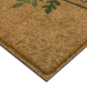 Grow With Friends Green 18 in. x 30 in. Indoor/ Outdoor Door Mat