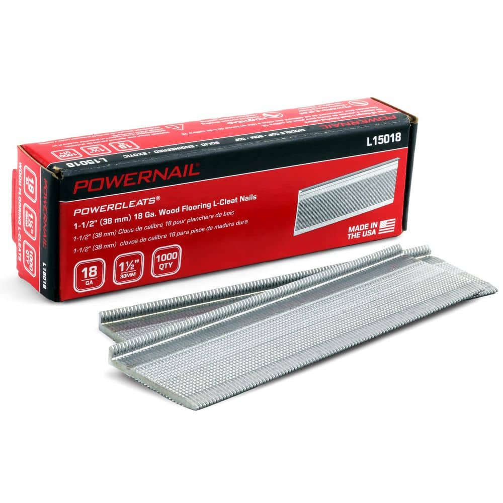 1-1/2 in. x 18-Gauge Powercleats Hardwood Flooring Nails (1000-Pack)