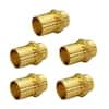 The Plumber's Choice 1 in. x 1 in. Brass PEX Barb x Male Pipe Thread  Adapter Fitting (5-Pack) 10105EPMA - The Home Depot