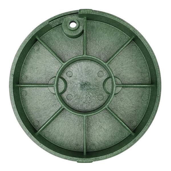 Leader_Pneumatic Valve Box Cover 10 Round Sprinkler System Irrigation Circular Valve Box,2 Pack 