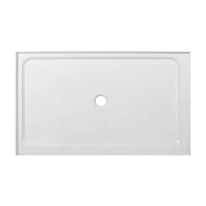 MAAX Distinct 32 in. x 48 in. Double Threshold Shower Base in White ...